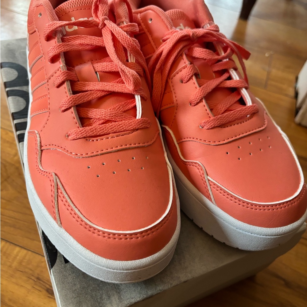 adidas Women's Coral Pink Low-Top Sneakers